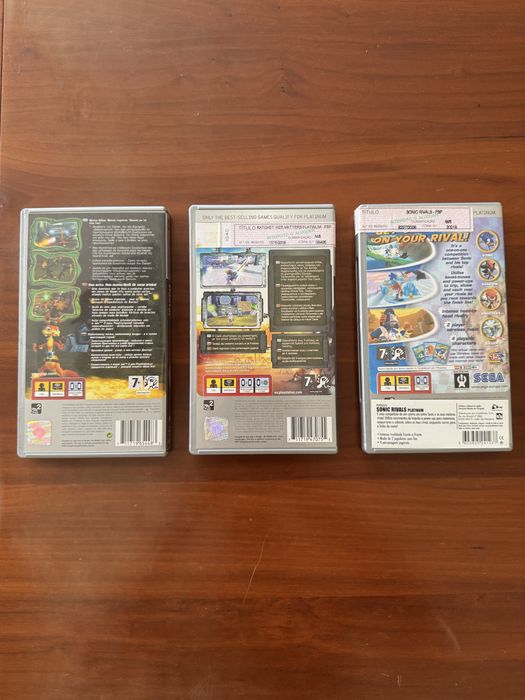 PSP - Daxter + Ratchet & Clank + Sonic Rivals