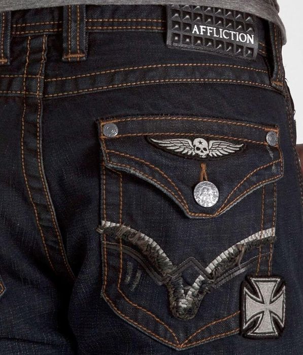 Affliction джинсы 32/33