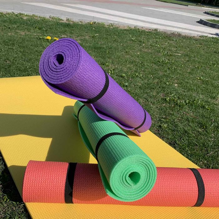 Коврик, каремат, для фитнеса, йоги, 10мм, 8 мм, 5 мм: 99 грн ...