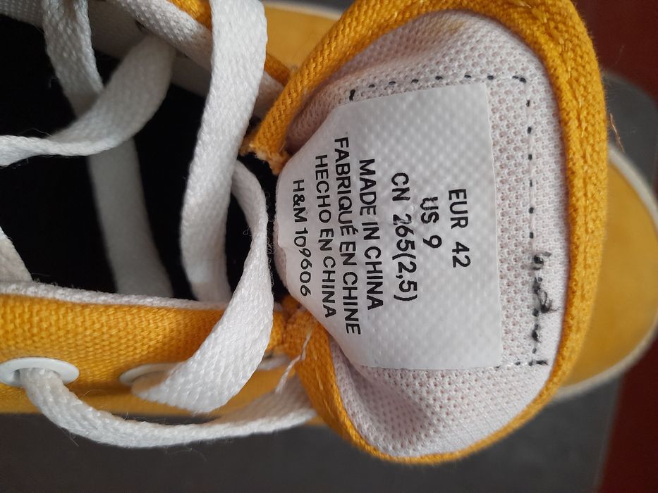 Жіночі кеди низькі H&M 42 розмір
