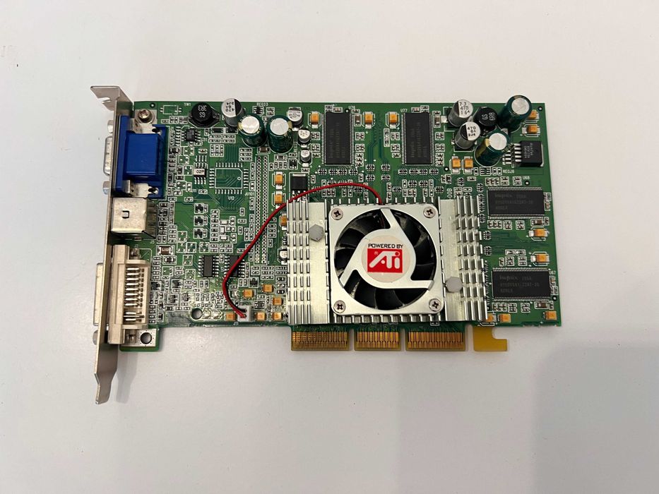 ATI Radeon 9000 64MB AGP – VGA DVI TV-Out – karta graficzna Retro PC