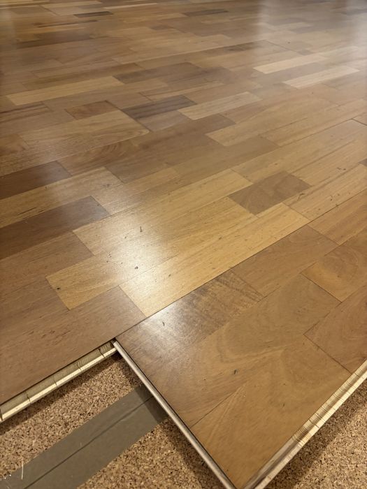 Deska trójwarstwowa merbaun po demntazu
