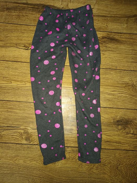 Ciepłe legginsy, spodnie rozmiar 152/158