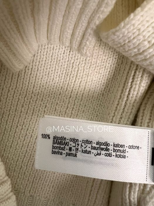 Нова кофтинка Zara S, M молочна біла оригінал з бантиками