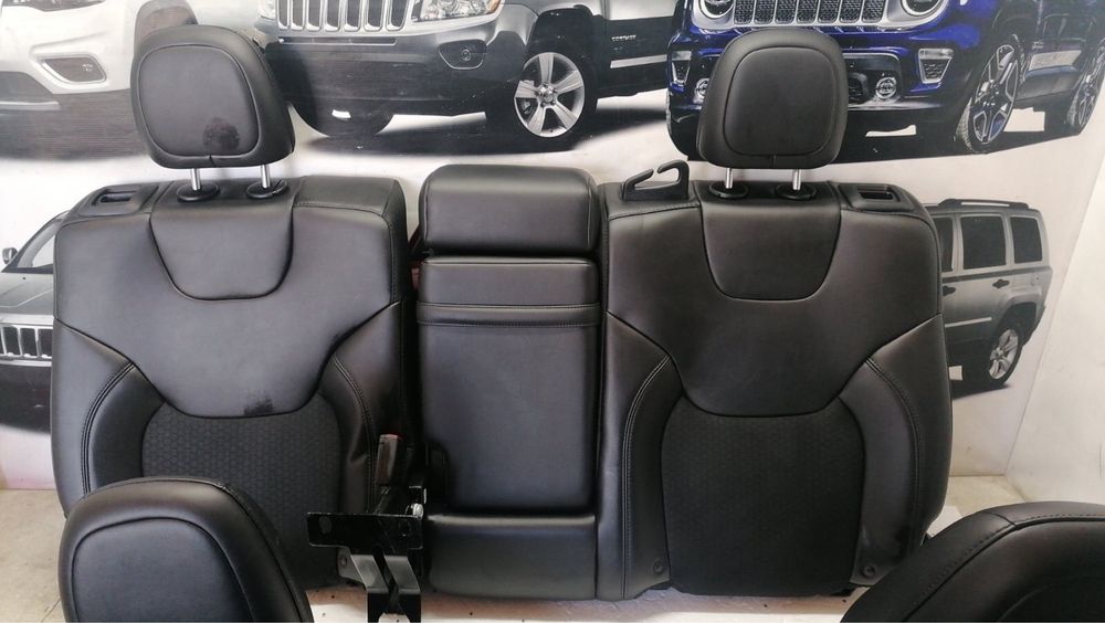 Салон сидіння сідушки Jeep Compass 2017-2024 з підігрівом комбіновані