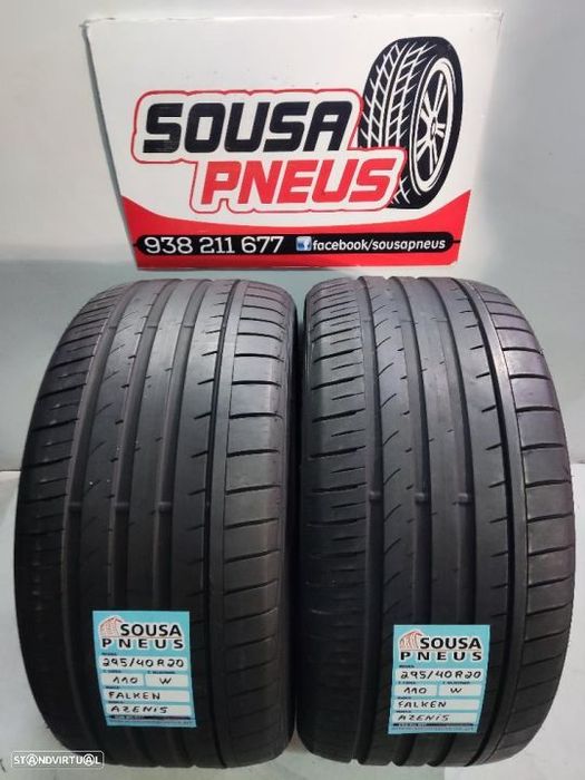 2 pneus como novos 295-40r20 falken - oferta dos portes