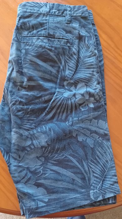 Bermudas estampadas Azuis