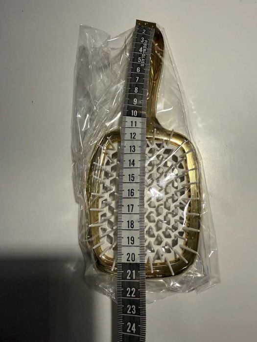 Гребінець Janeke біло-золотий 21см - преміум лінійка