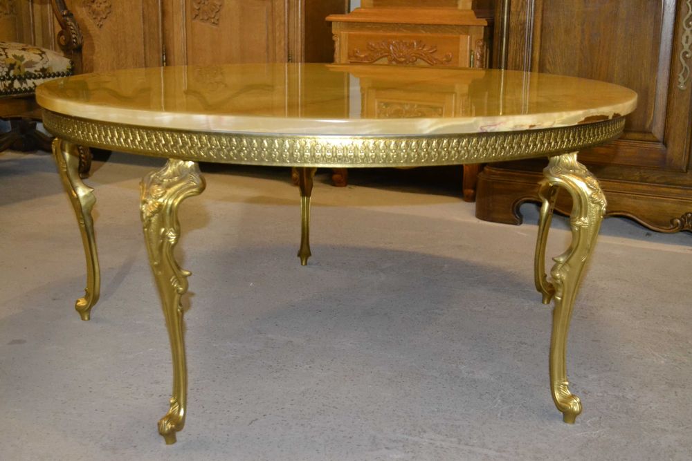 stolik okrągły . onyx . duży 100 cm.