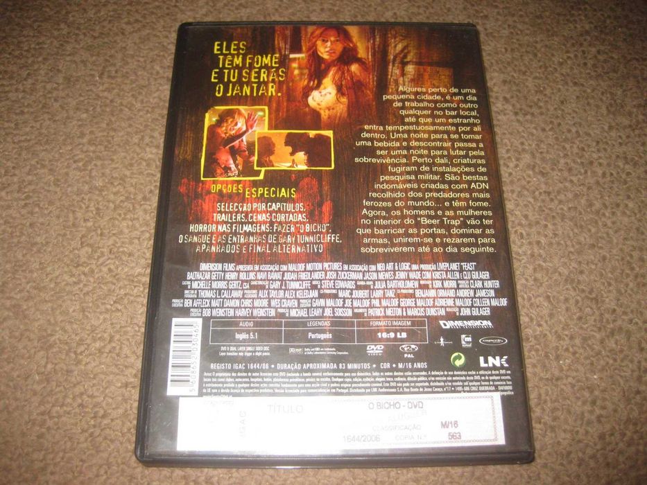 DVD "O Bicho" de John Gulager