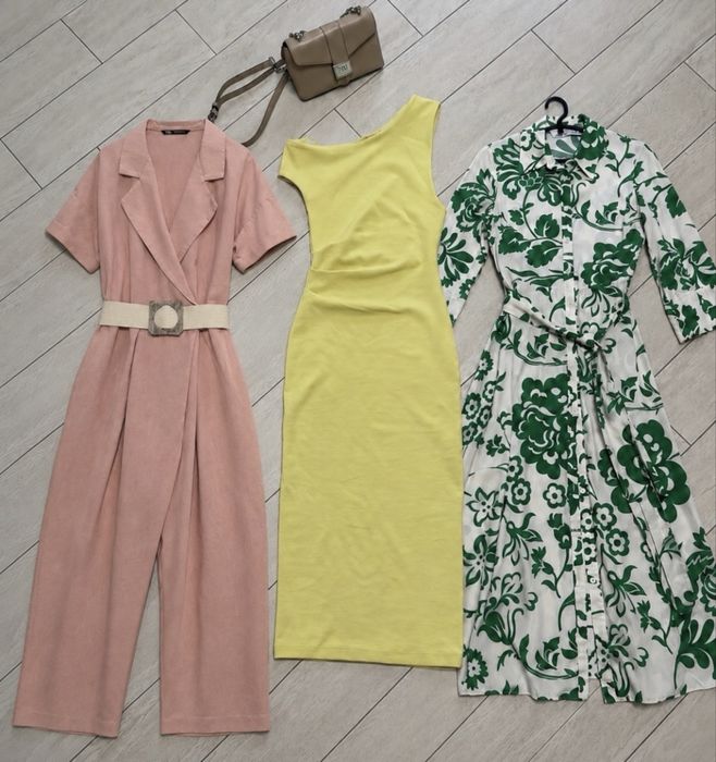 Сукня Zara льон/ хлопок S