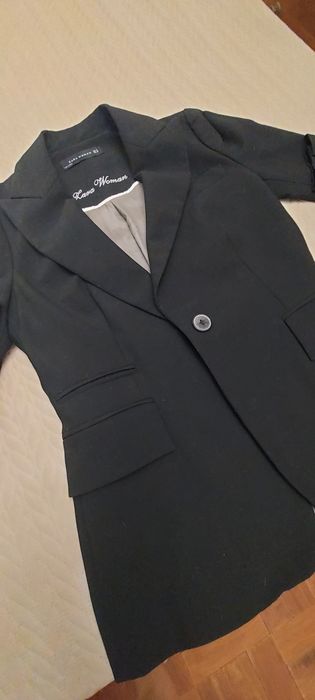 Casaco Preto Senhora Zara