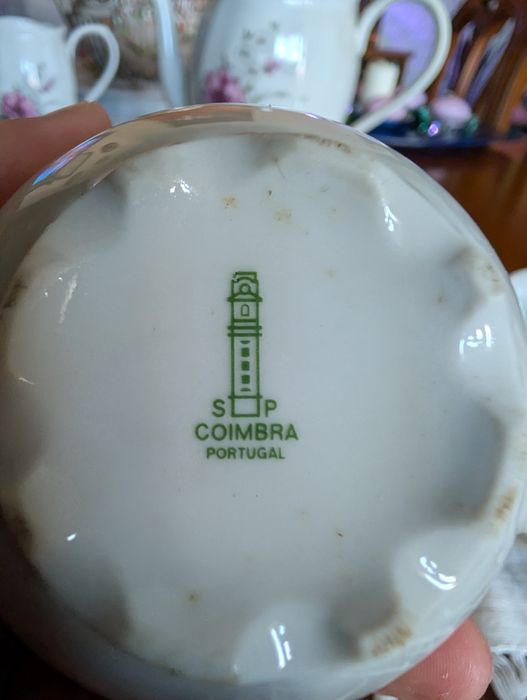 Conjunto de Chá Sociedade Porcelanas Coimbra – Clássico