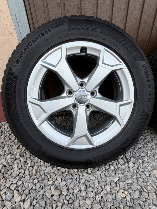 Felgi z oponami 215/65R17 Audi Q3 5x112 Q2 A4 B5 B6 B7 A6 C6 C5 TT A3 VW Tiguan Seat Tarraco Skoda Kodiaq vw