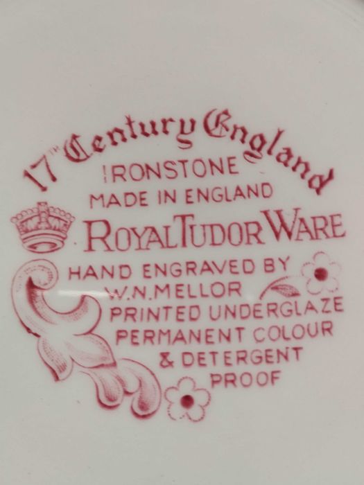 Stary angielski talerz