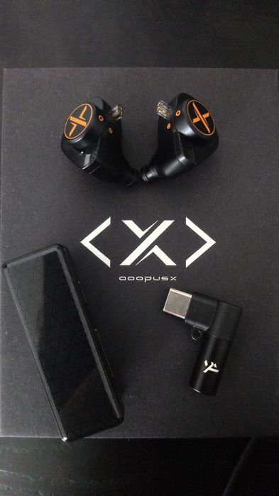 Auriculares/IEM ooopusX OP.22 + Fiio BTR11 + Truthear KeyX + Extra acessórios