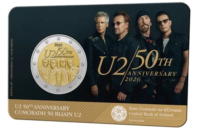 Irlanda 2026 - Moeda não circulada - 2€ grupo U2