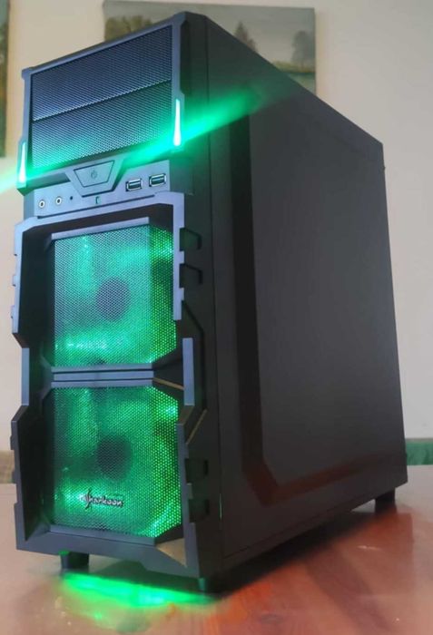 Komputer do gier Intel 10100f, RX580, 16GB RAM,SSD M2 480GB, Nowy, GW