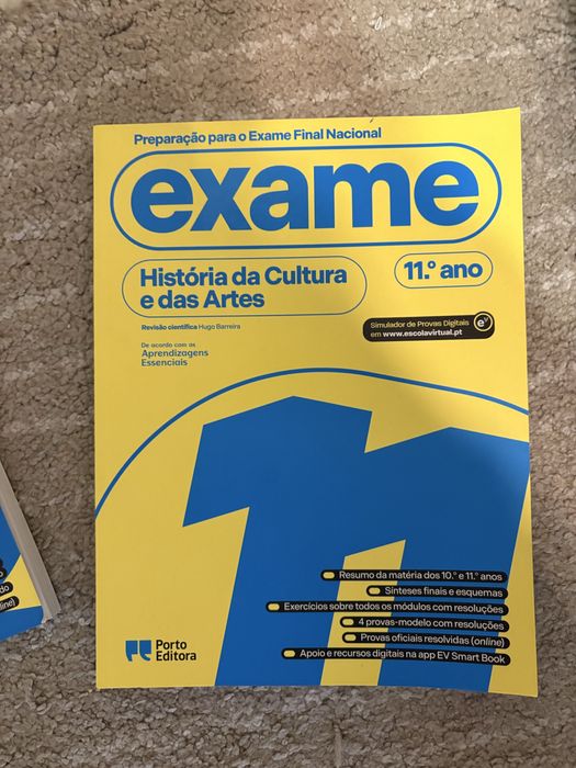 Livro preparação de exame nacional História da cultura e das artes