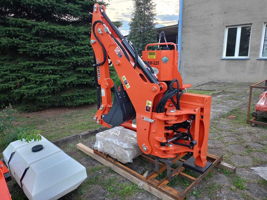 Ramię kopiące do ciągnika Koparka BHMS225 przesuw Mikrus Troll z pompą