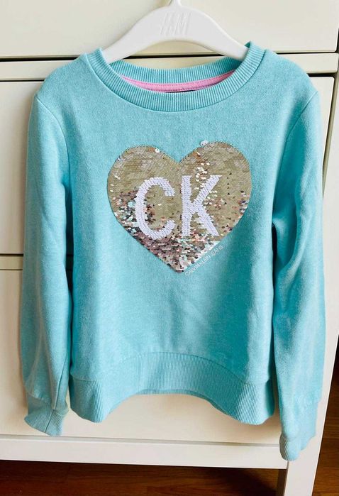 Calvin Klein Girls' T6 Sweatshirt, New