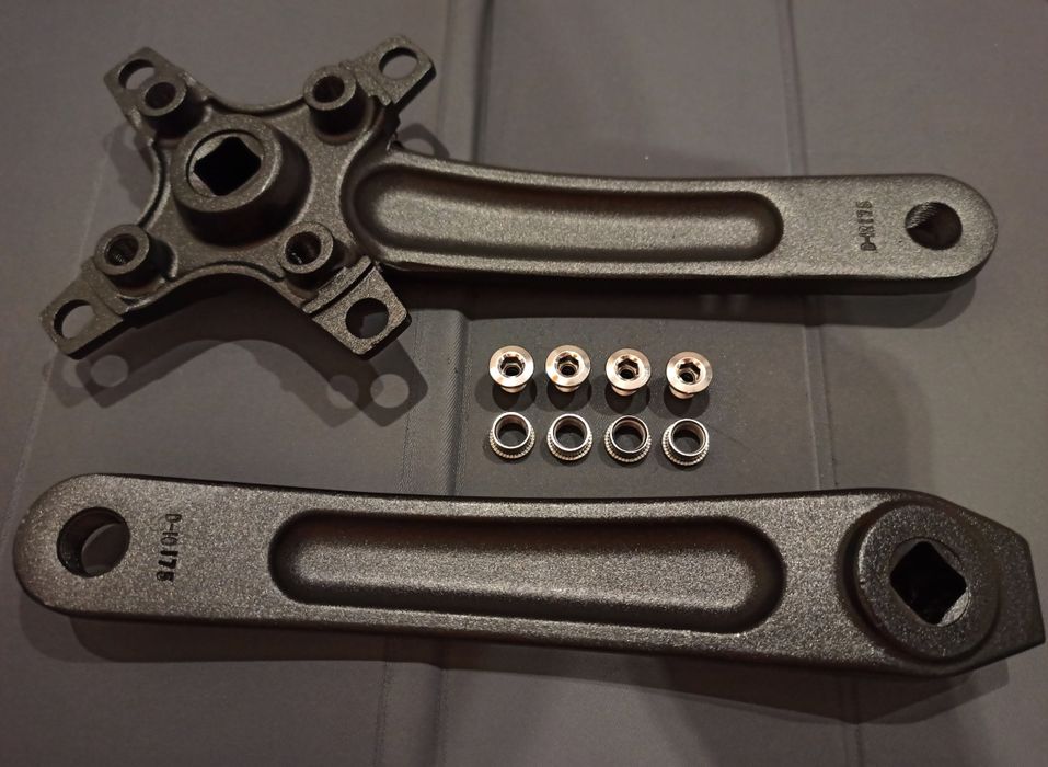 Легкі шатуни Meroca CX, GOLDIX. Виніс Shikra 50мм