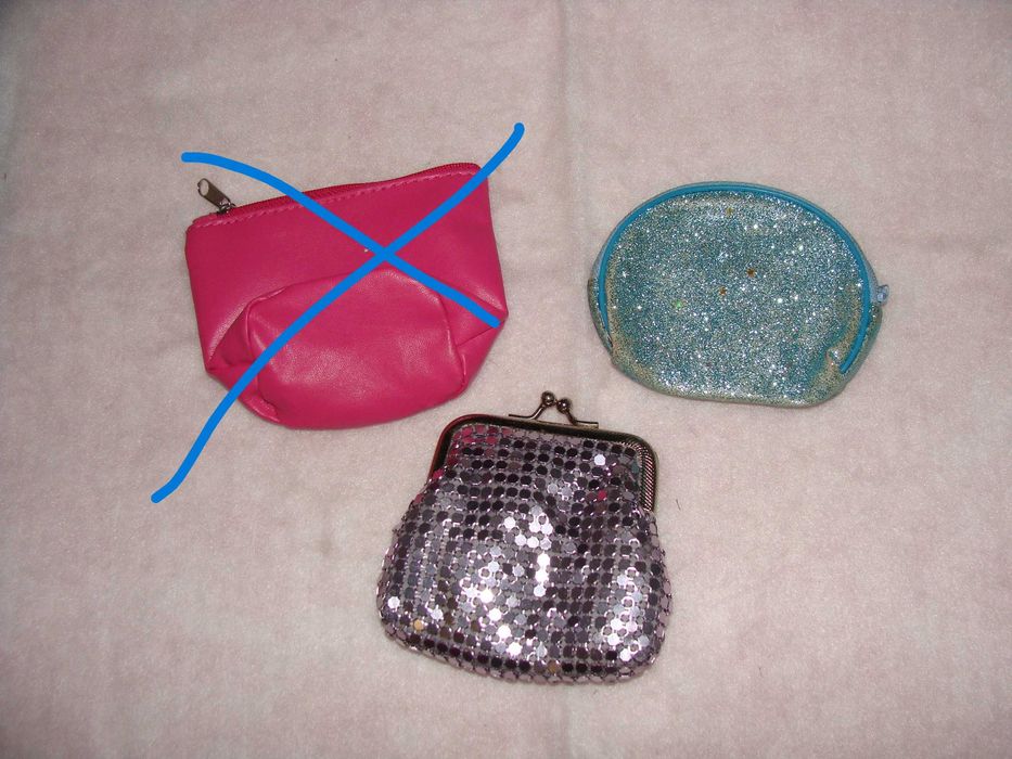 Porta Moedas Pequenos - 2 euros tudo