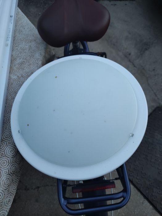 Luminária antiga e moderna