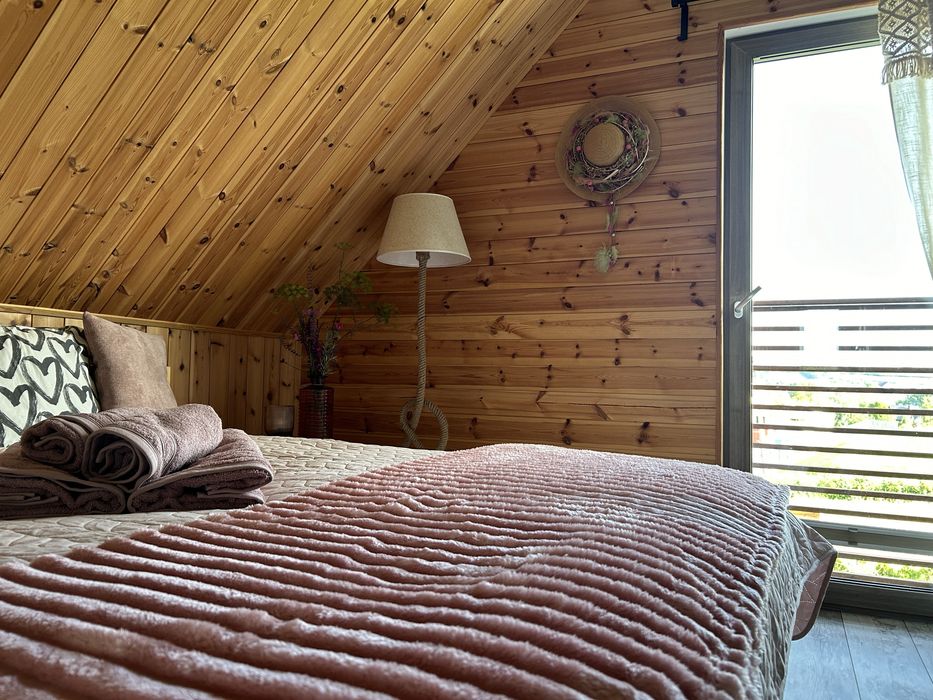 Domek na wynajem, balia, sauna, prywatne jakuzzi, na wyłaczność