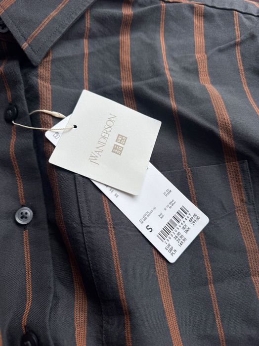 Uniqlo JW Anderson Оксфордська сорочка (у смужку) унісекс, розмір S,M