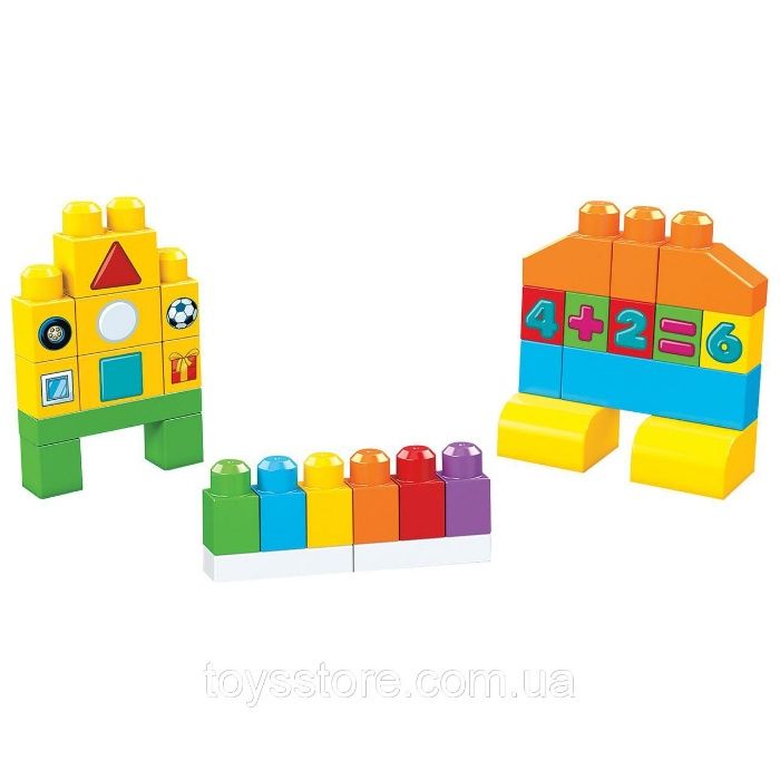 Конструктор Мега Блокс 150 деталей Давайте учиться Mega Bloks FVJ49: 1 ...
