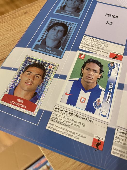 Futebol album bwin 2008-09 panini