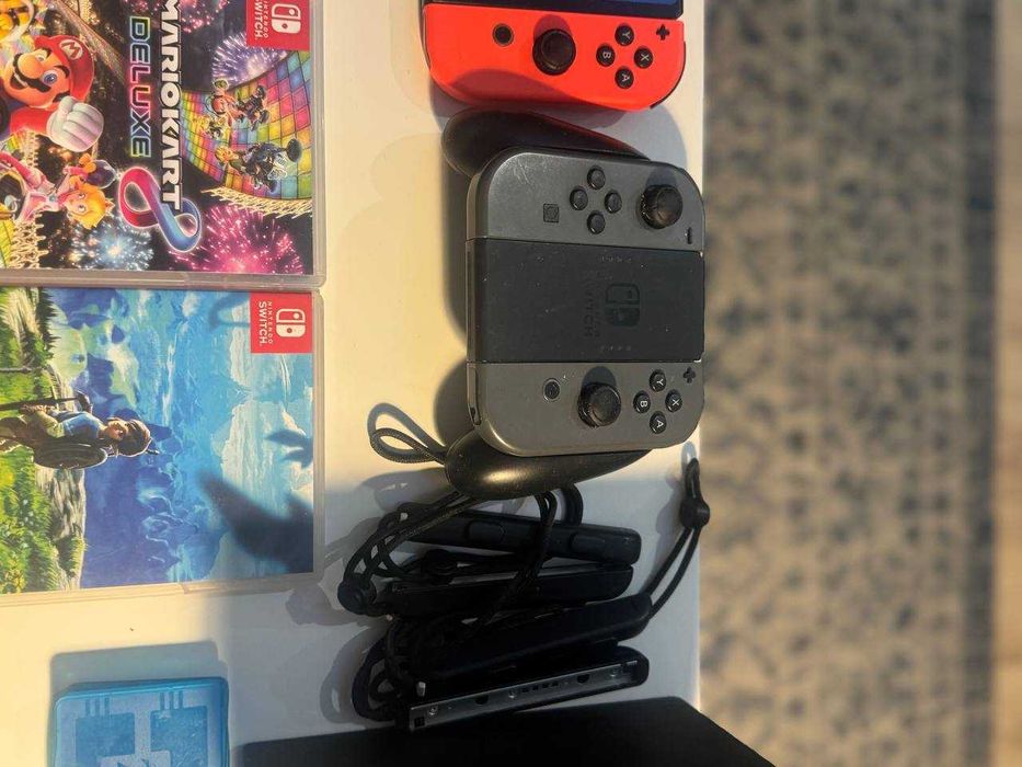 Konsola Nintendo Switch + 10 gier! + dodatkowe Joy-Cony + microSD 64GB