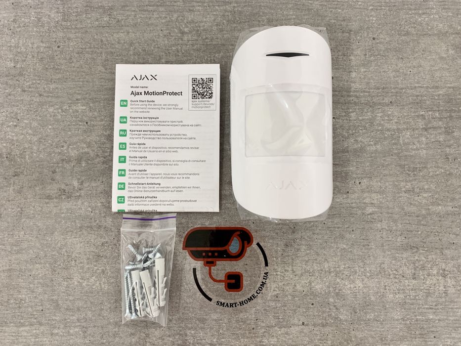 AJAX MotionProtect Plus датчик движения с иммунитетом к отопителям