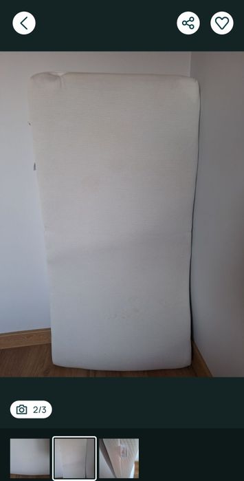 Materac do łóżeczka dziecięcego 120x60