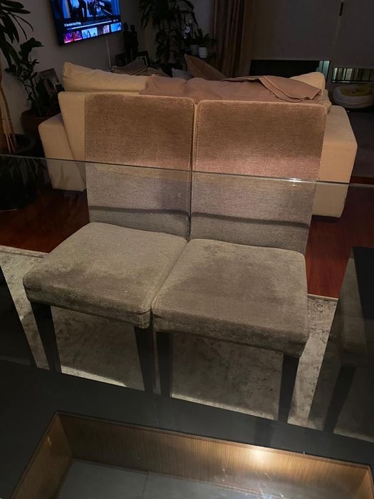 Conjunto de seis cadeiras sala de jantar