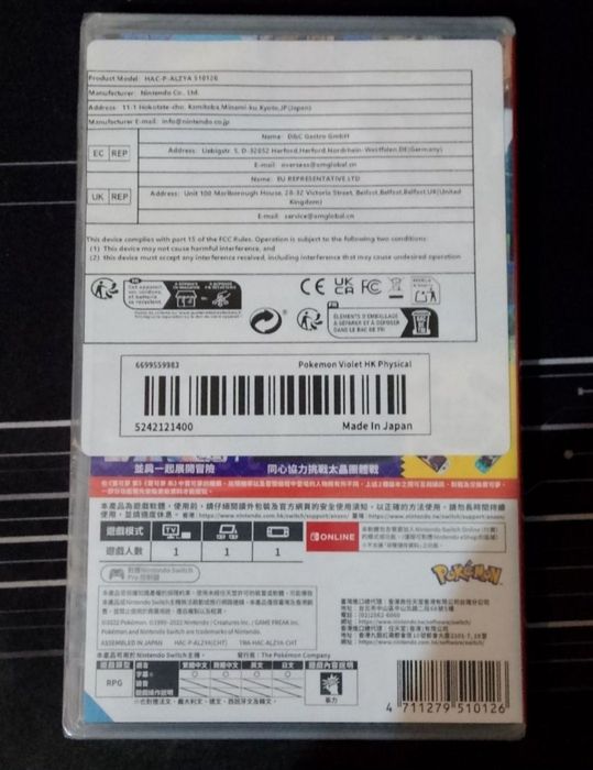 Pokemon Violet Gra Nowa Switch