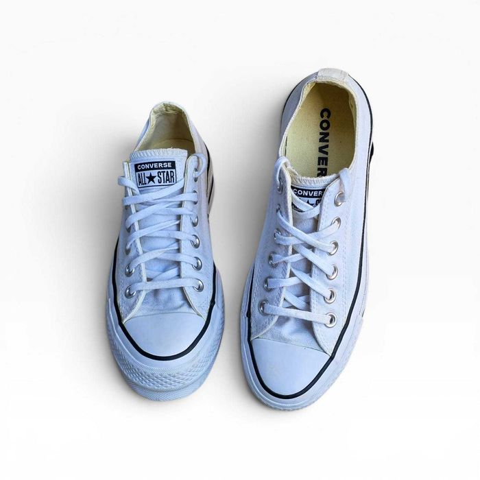 Sapatilhas Converse All Star Lift Platform Brancas — Tam.: 37