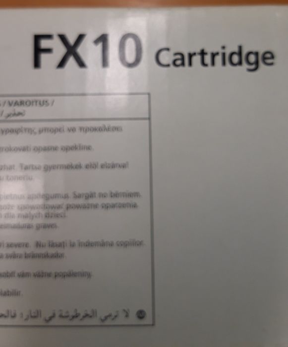 Toner preto Canon FX 10