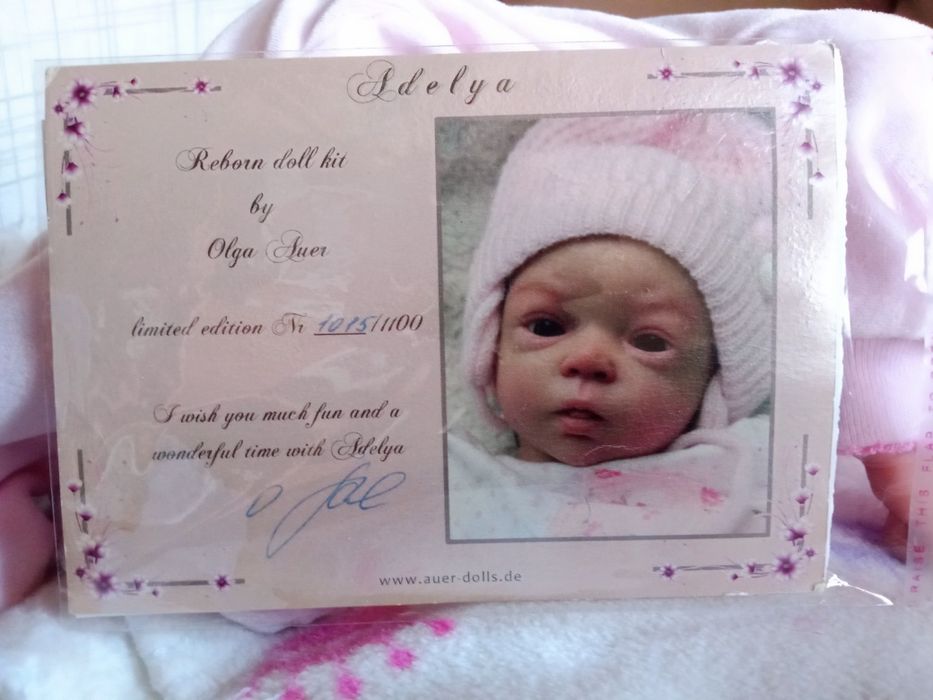 Bebé reborn, kit Adelya de Olga Auer
