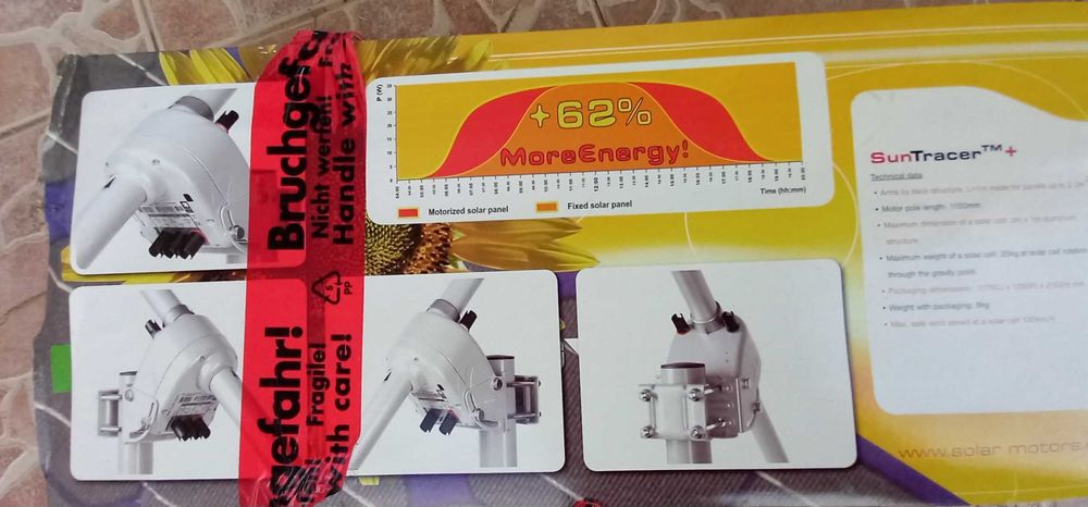 motor solar para seguimento solar