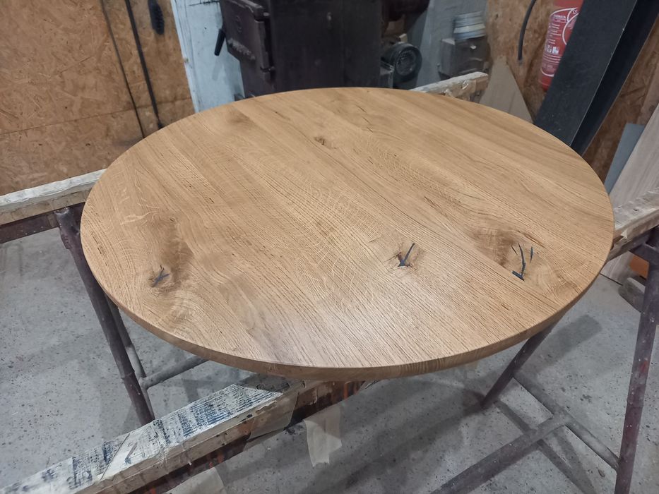 Blat dębowy okrągły