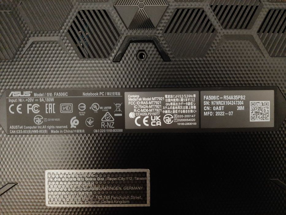 ASUS TUF Gaming A15 | RTX 3050 | 32GB RAM | 1.4TB SSD | Ryzen 5