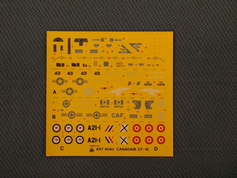 Сборная модель самолета CF-18 CANADAIR от ESCI (1:72)