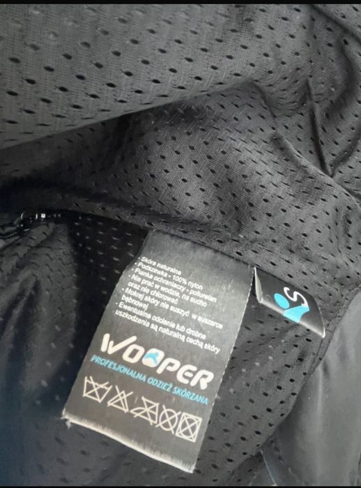 Kurtka skorzana na motor