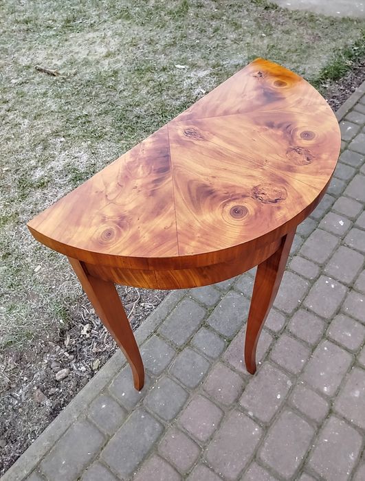 Konsola w stylu Biedermeier- czereśnia.