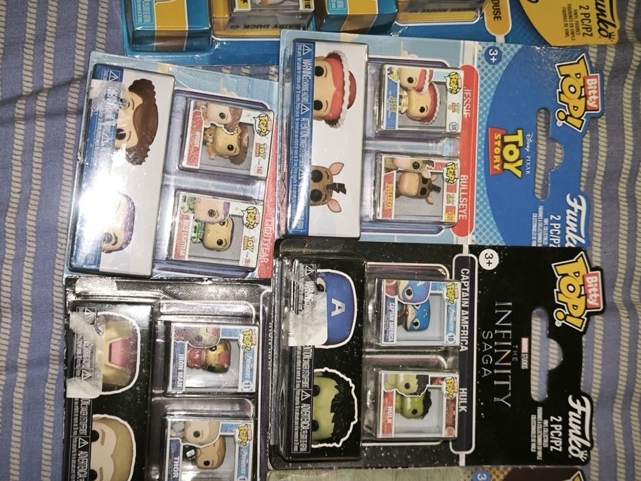 Funko Bitty Pop 2-Pack Mini Figuras Colecionáveis Vários Modelos