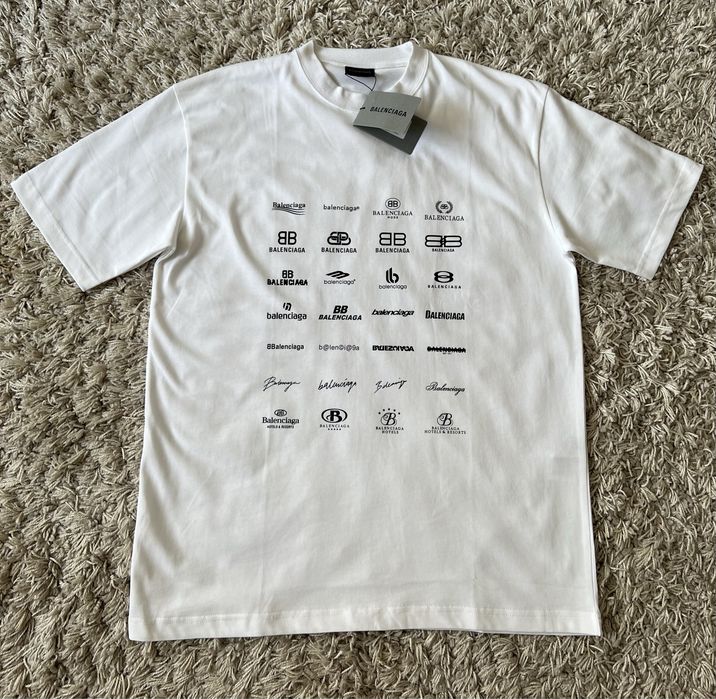 Balenciaga supreme футболка