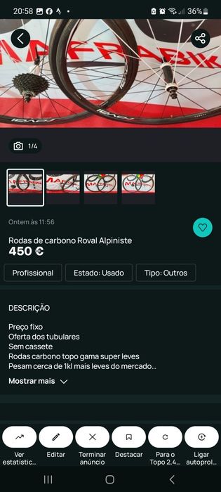 Acessórios para bicicletas oportunidades