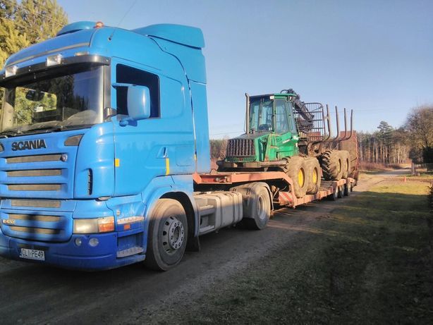 Piasek Ziemia Koparki Ładowarka Transport niskopodwoziowy